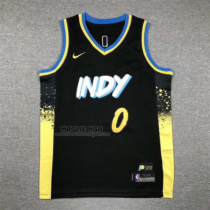 Maglia
 Tyrese Haliburton NO 0 Bambino
 Indiana Pacers Citta
 2023-24 Nero
